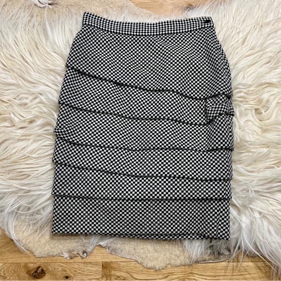 Versace Vintage Check Print Skirt - Picture 7 of 8